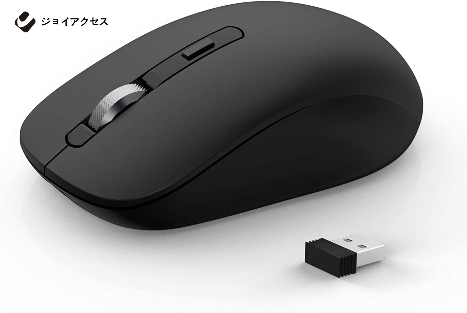 Bluetooth Mouse, JOYACCESS 2.4G Wireless Bluetooth Mouse Dual Mode(Bluetooth 5.0/3.0+USB), Computer Mice for Laptop/ Computer MacBook/ Windows/ MacOS/ Android - Black
